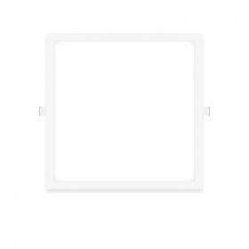 Panel LED cuadrado blanco, 22.3x22.3cm 18W 1440lm Frío, empotrar
