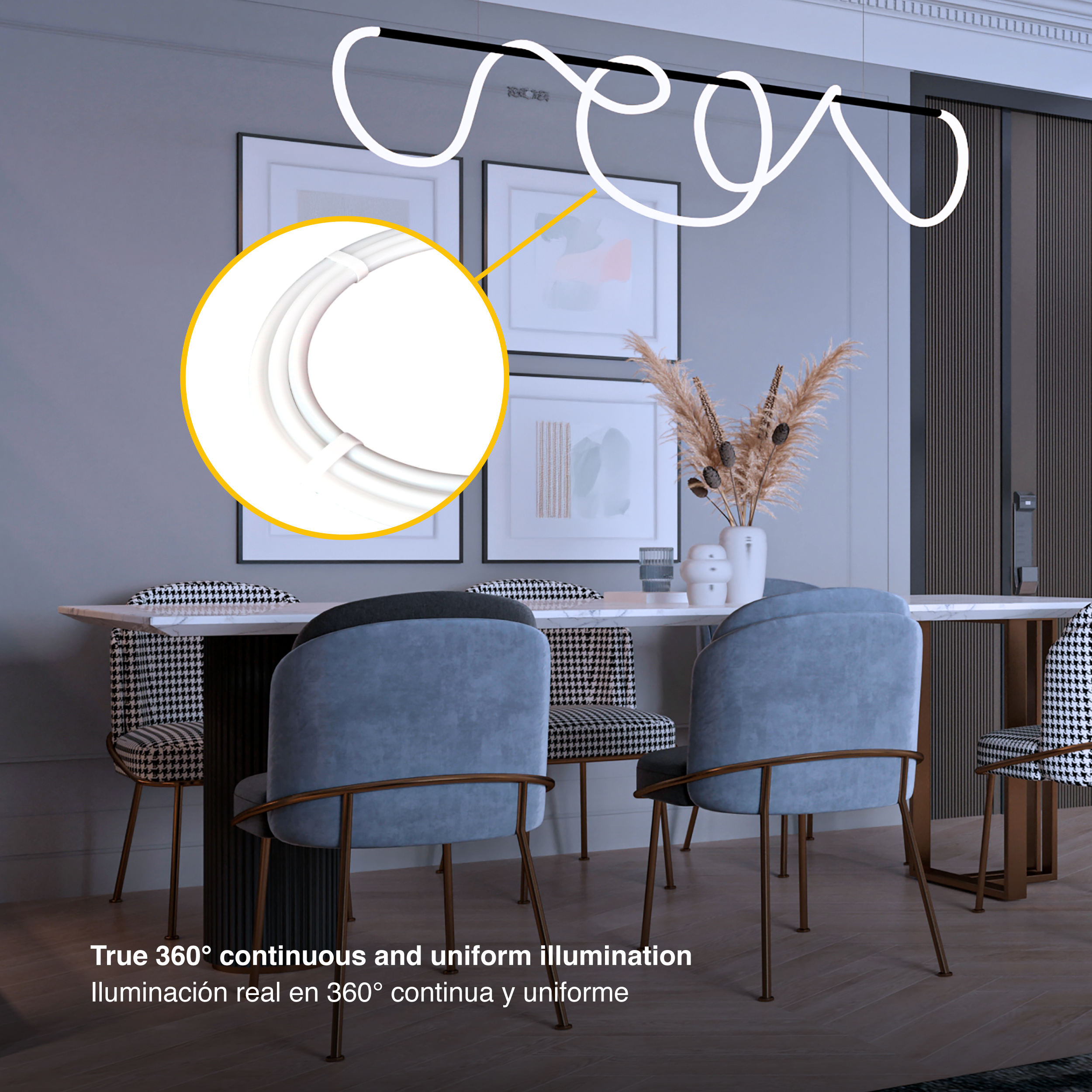 Tira LED SMD2835 con recubierta de Silicona, 24V 24W/m, Blanco Frío 6000K 240LEDs/m, 5m