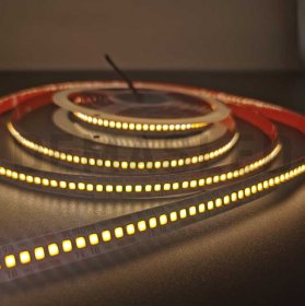 Tira LED SMD2835, 24V 24W/m Blanco Cálido 2400 lm/m 240LEDs/m, 5m