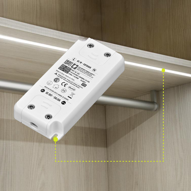 Fuente de Alimentación Switching 12V 10W 1A - Interior