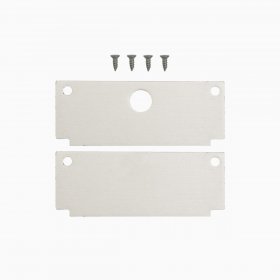 Kit de 2 Tapas y 2 Clips para Perfil de Aluminio Drywall Anodizado, PER-39