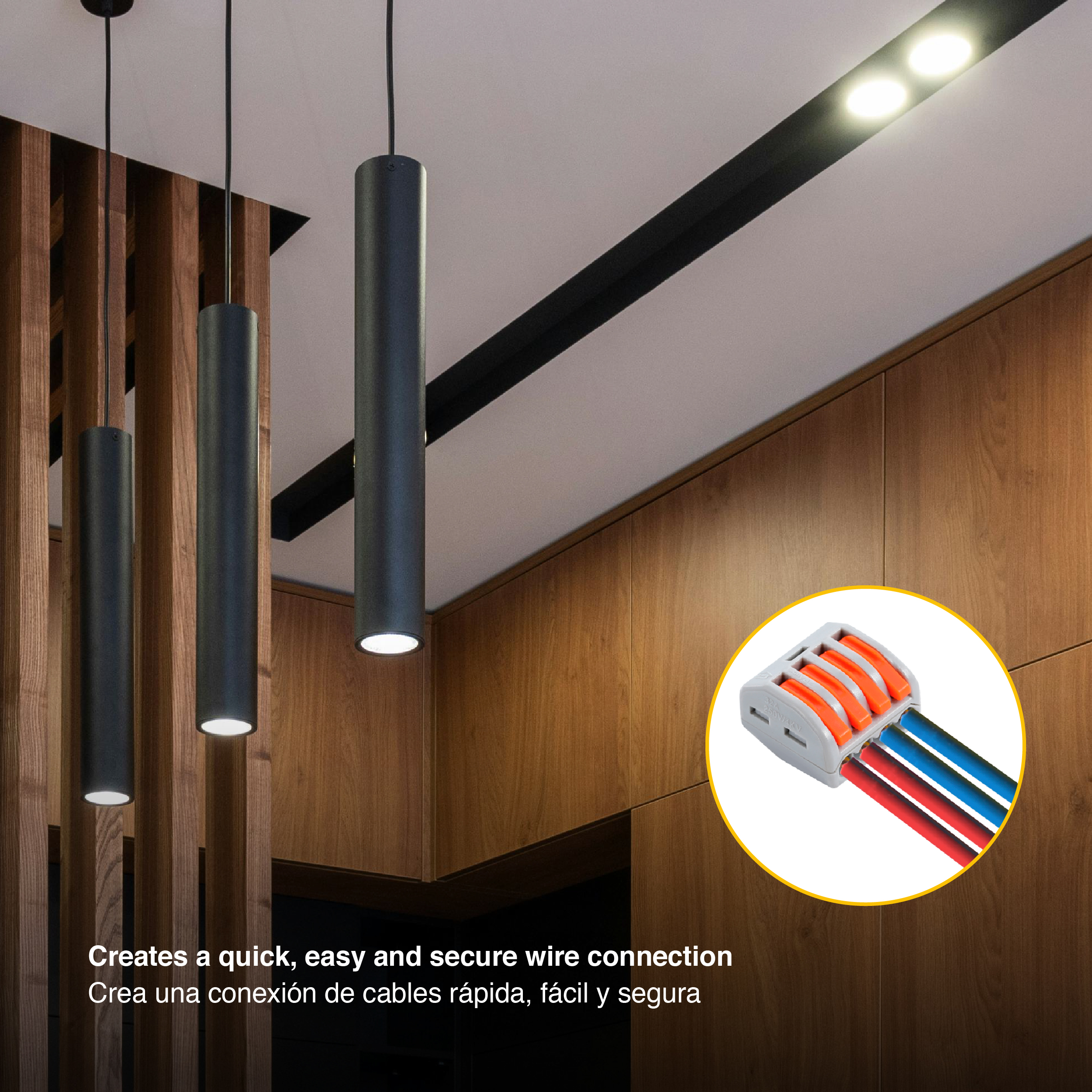 Kit de Conectores Empalme Fast Clip Tipo Wago 2, 3, 4 and 5 Polos x140 piezas