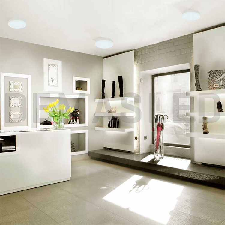 Plafón LED Redondo FRAMELESS de 22cm 42W 3570lm Blanco Neutro, De Aplicar