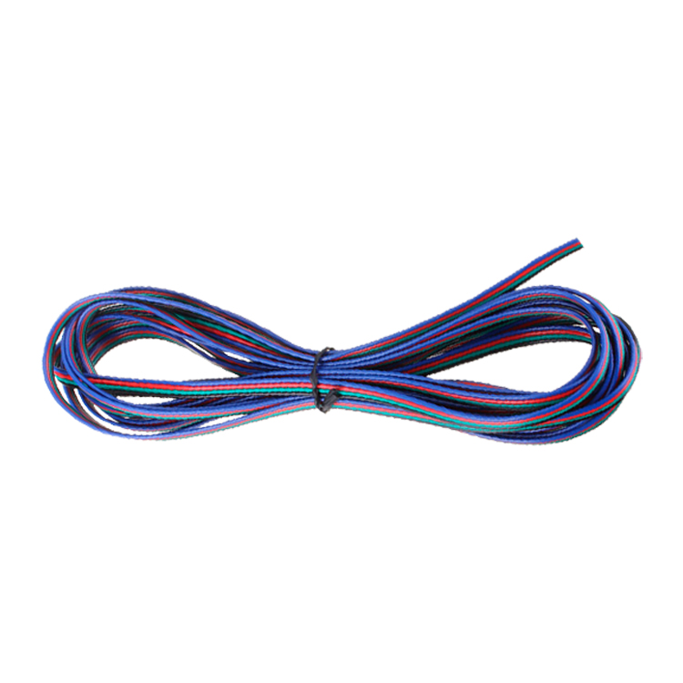 Cable 4 polos de 0.5mm RGB  - 4x0.5mm (24AWG) - x1m ,48V Máx.
