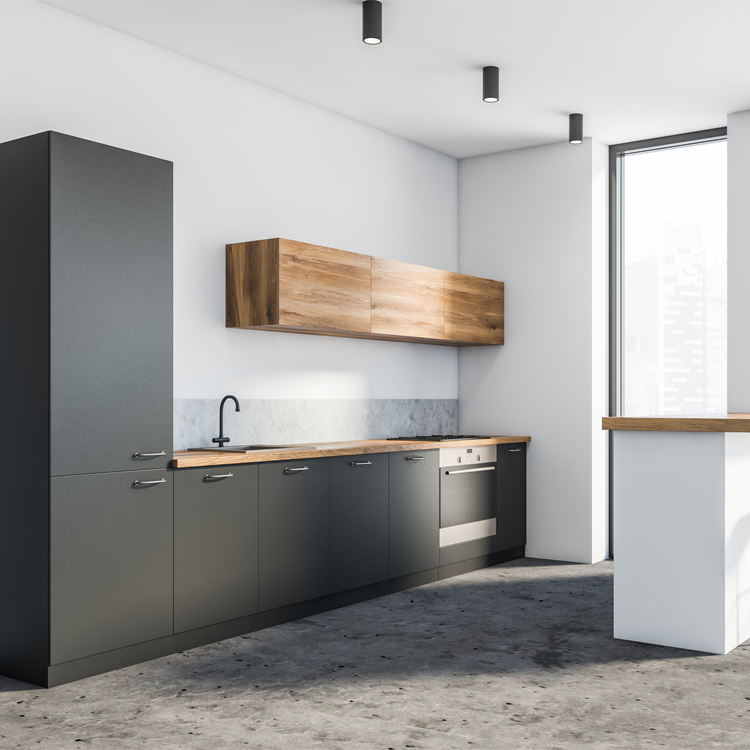 Spot Negro Fijo 6x9cm para Lámparas GU10