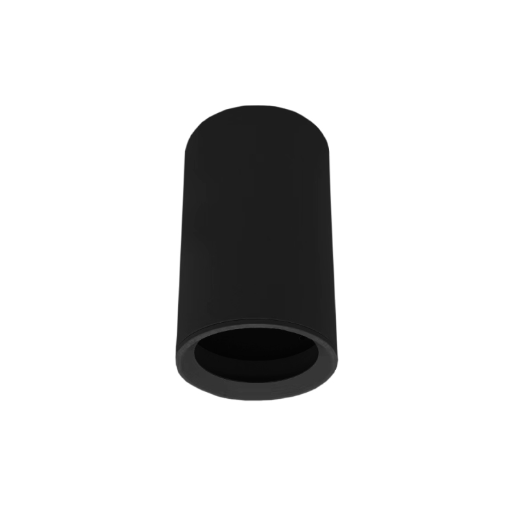 Spot Negro Fijo 6x9cm para Lámparas GU10