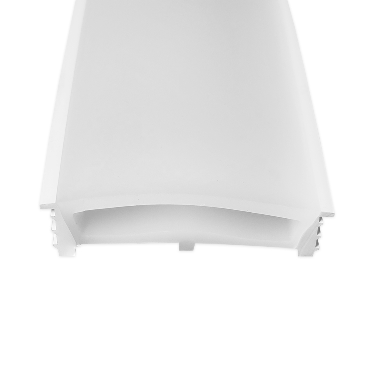 Perfil de Silicona Flexible para Tiras LED Blanco x10mts