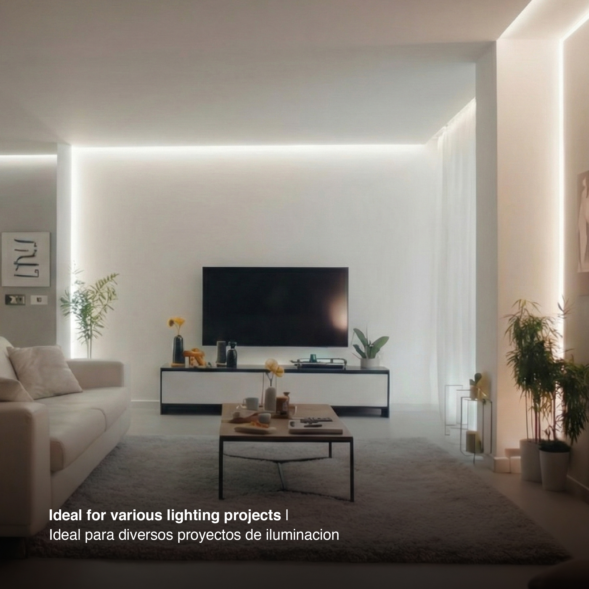 Conector con Cable 15cm Tiras LED COB y Alta Densidad Leds 10mm PVC