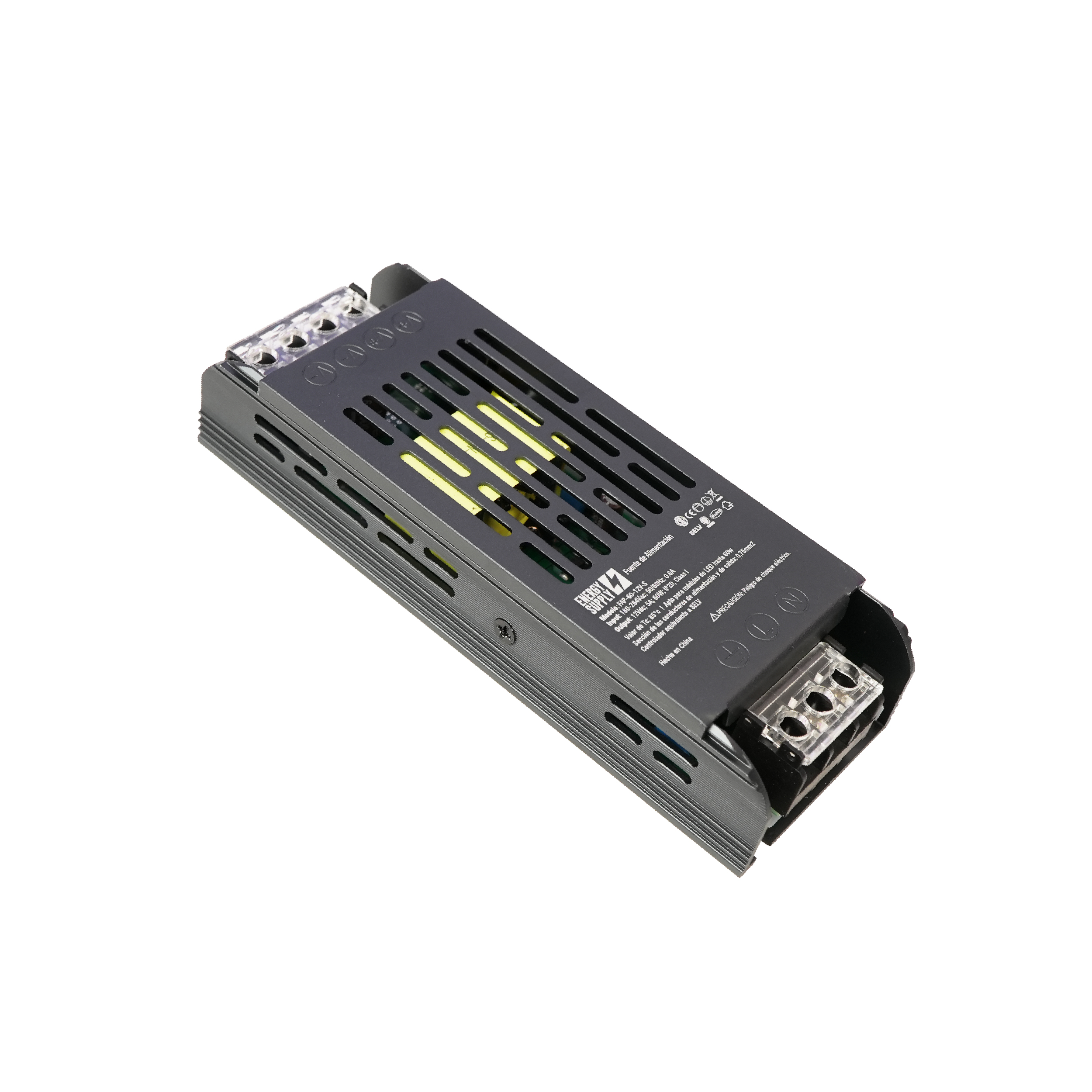 Fuente de Alimentación Switching SLIM 12V 60W 5A - Interior