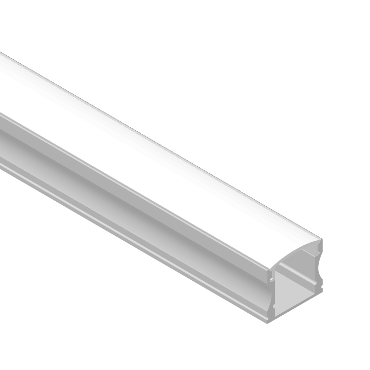 Perfil de Aluminio U Blanco 17x14,5mm, Cover Opal, 2m