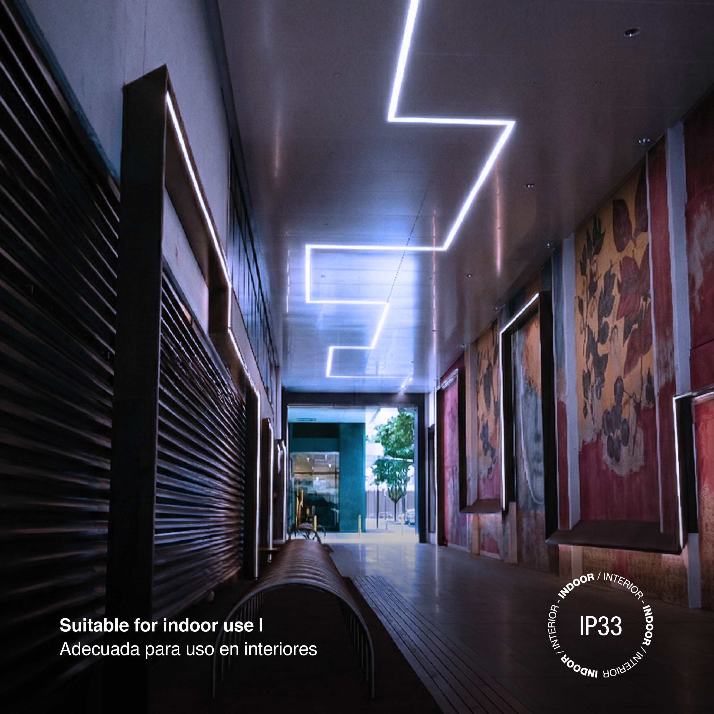 Tira LED Zig-Zag SMD2835, 24V 6.2W/m Frío 660 lm/m 60 LEDs/m, 5m