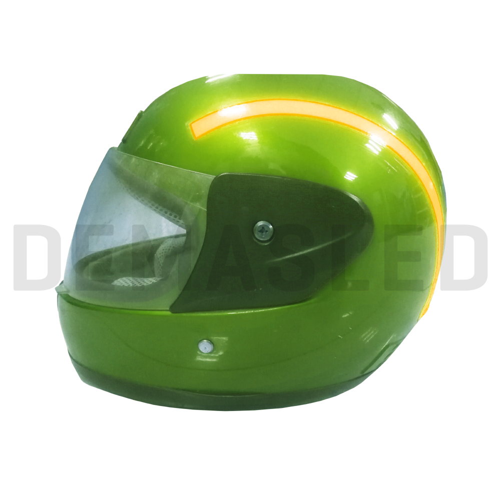 Kit de tira LED naranja para cascos con adaptador DC 3V