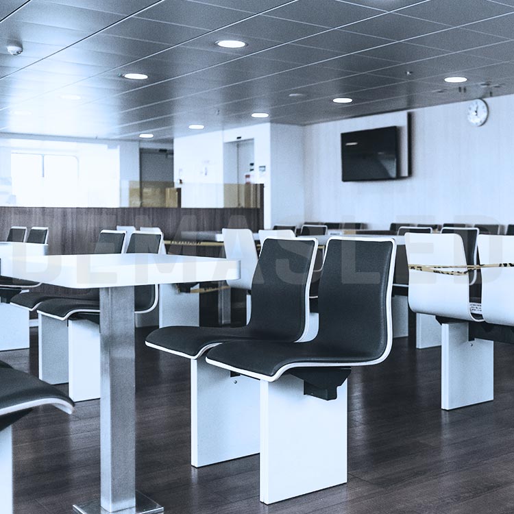 Panel LED Redondo Blanco de 30cm, 24W 1920lm Frío De Embutir