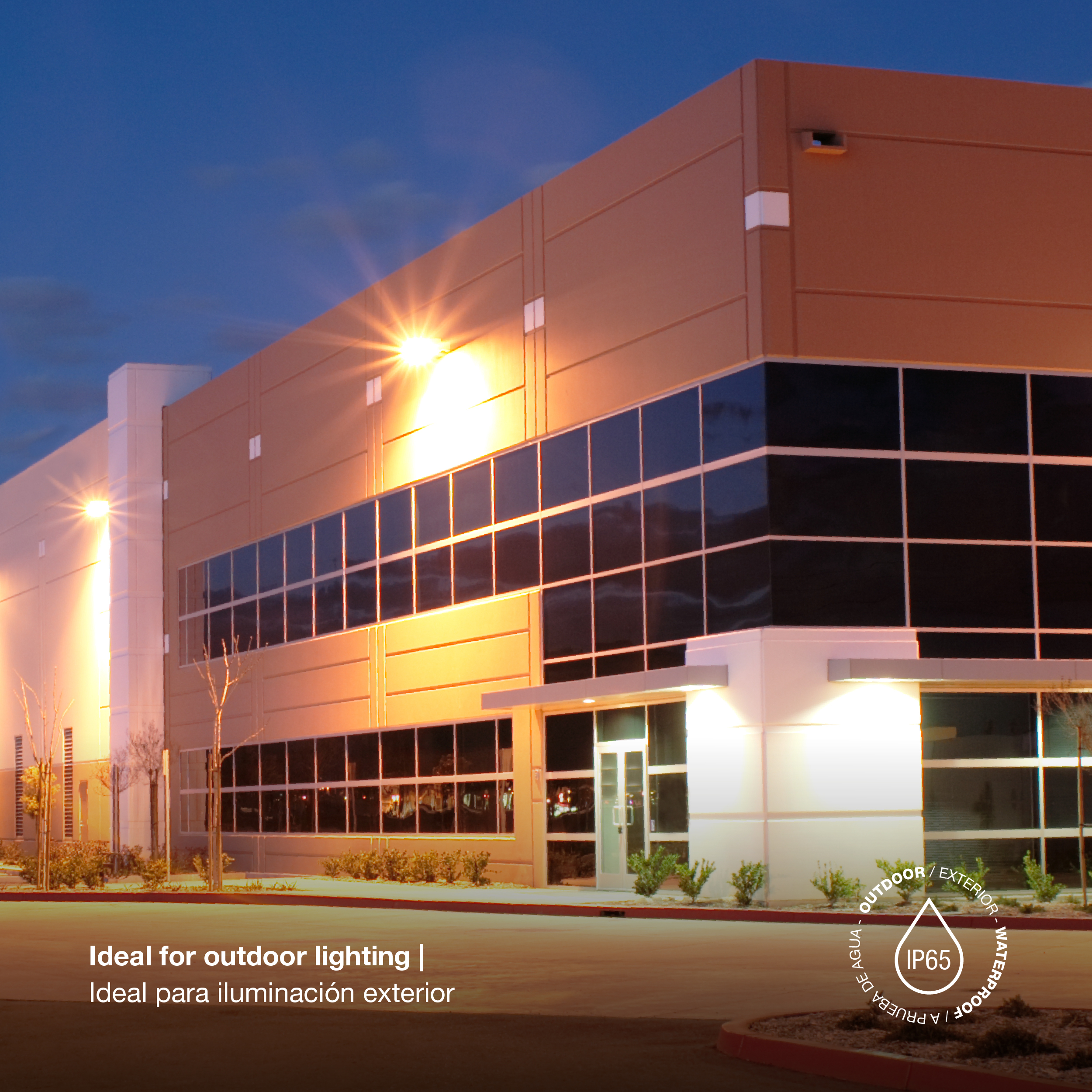 Reflector LED Exteriores, 300W 25.000lm Blanco Cálido 3000K 220V