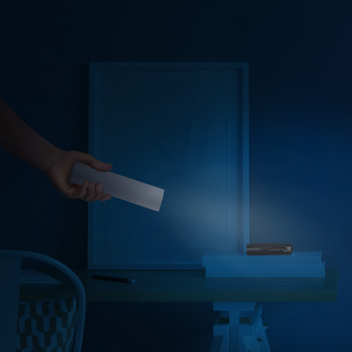 Lámpara Velador Magnético Blanco 3W Blanco Cálido 3000K Batería Recargable 1200mAh 