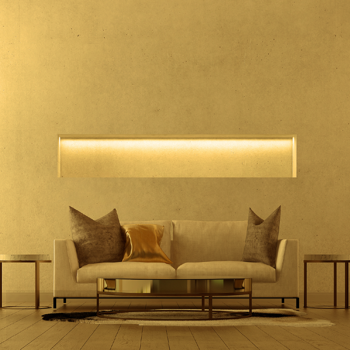 Tira LED COB 24V 11W/m, Blanco superCálido 950lm/m 480 LEDs/m, 8mm, x40cm