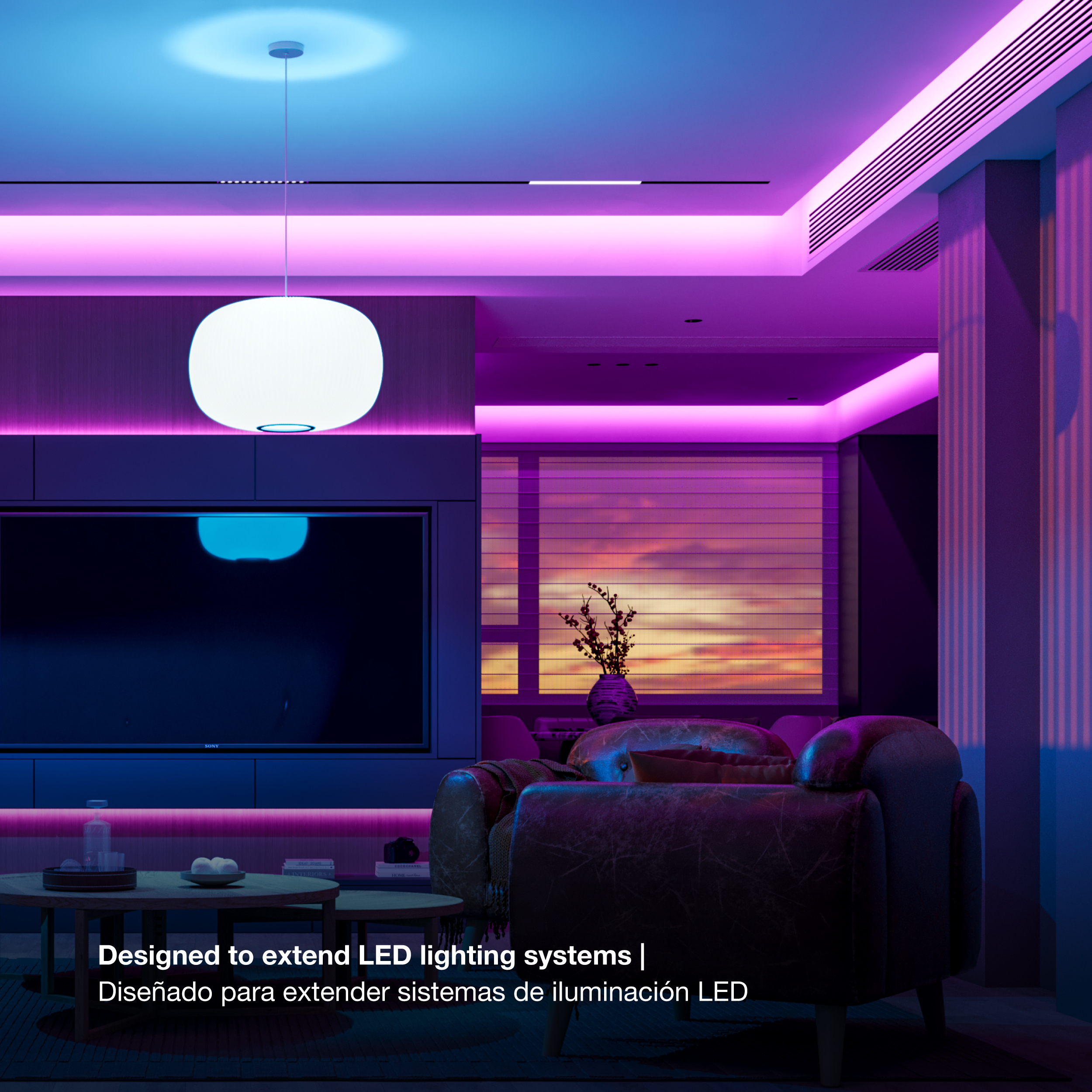 Cable 5 polos de 0.6mm RGBW - 5x0.6mm (22AWG) - 48V Máx. x10m