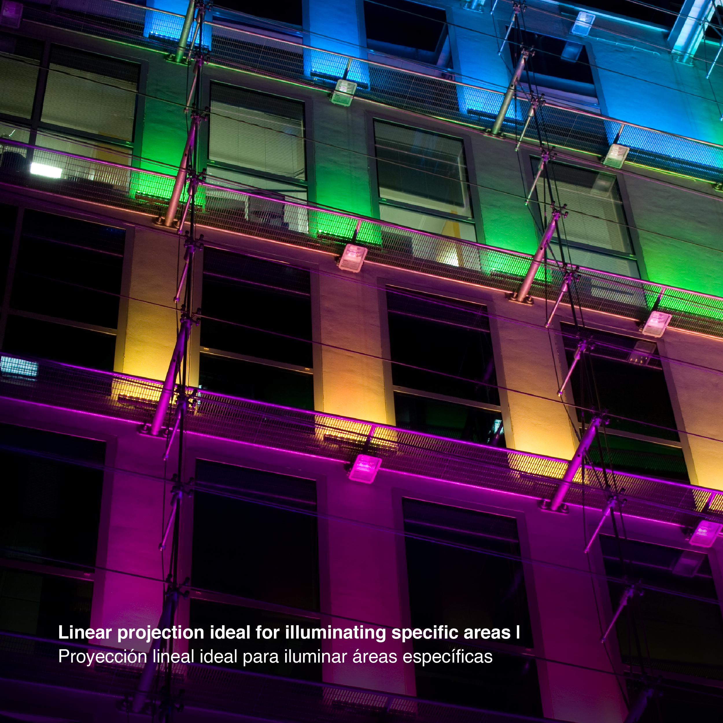 Bañador LED 36W 24VDC RGB IP65,1m