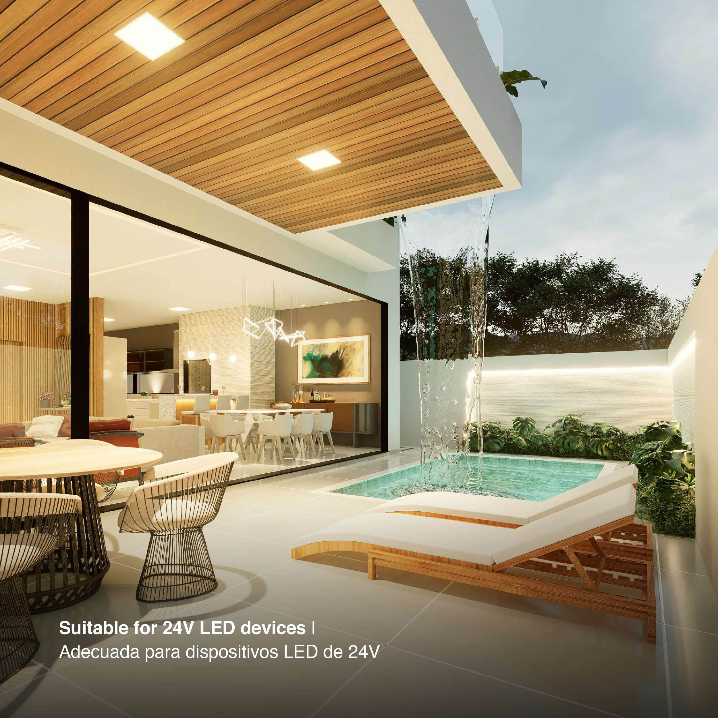 Fuente Switching 24V 10A 250W 90-264VAC Exterior IP67