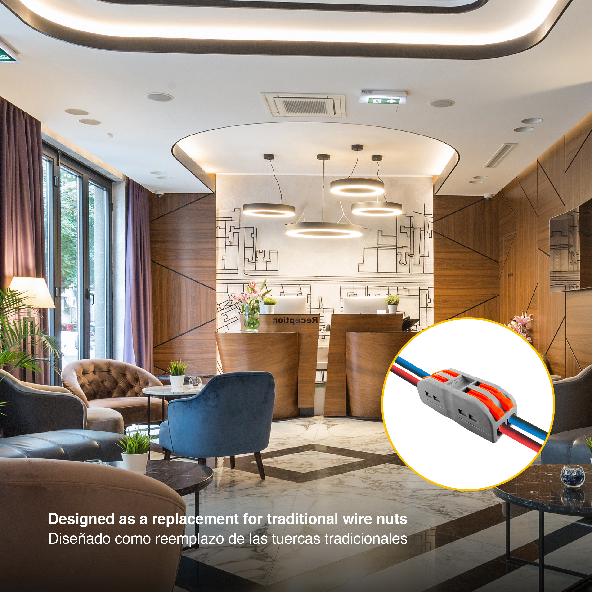 Kit de Conectores Empalme Fast Clip 2 y 3 Polos, 2 y 3 Bornera x80pzs