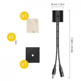 Sensor de Movimiento Dual Switch ON/OFF. Dimerizable DC 5-24V, 5A