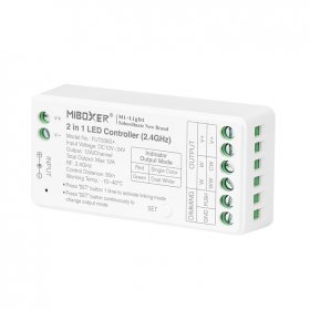 Controlador LED 2 en 1 Mi-Light 12-24V 12A max 2.4GHz