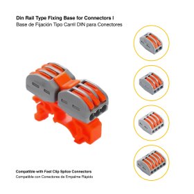 Base de fijación para Conectores tipo Carril Din 426x33,9mm 