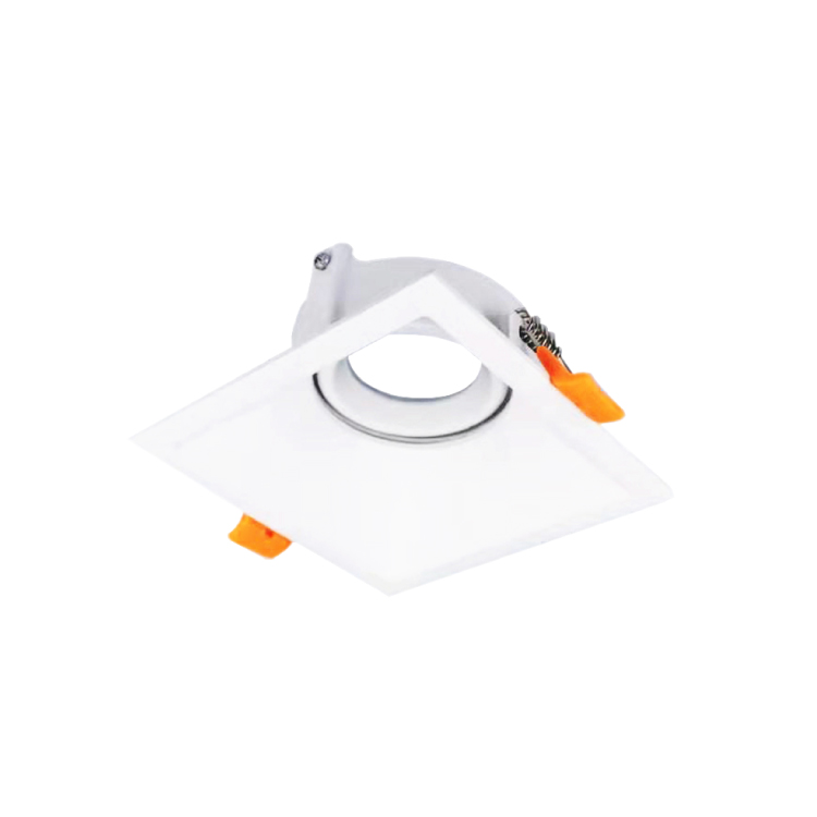 Spot Móvil Blanco 9x9cm Corte 7.5cm para Lámparas GU10