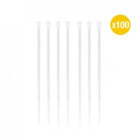 Precinto de Nylon, Blanco 4.8x200mm. 100 uds.