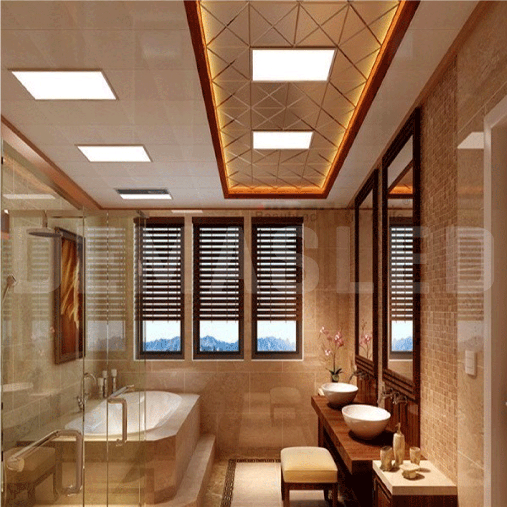 Panel LED cuadrado AJUSTABLE 22x22cm 24W 2280lm Neutro De Embutir