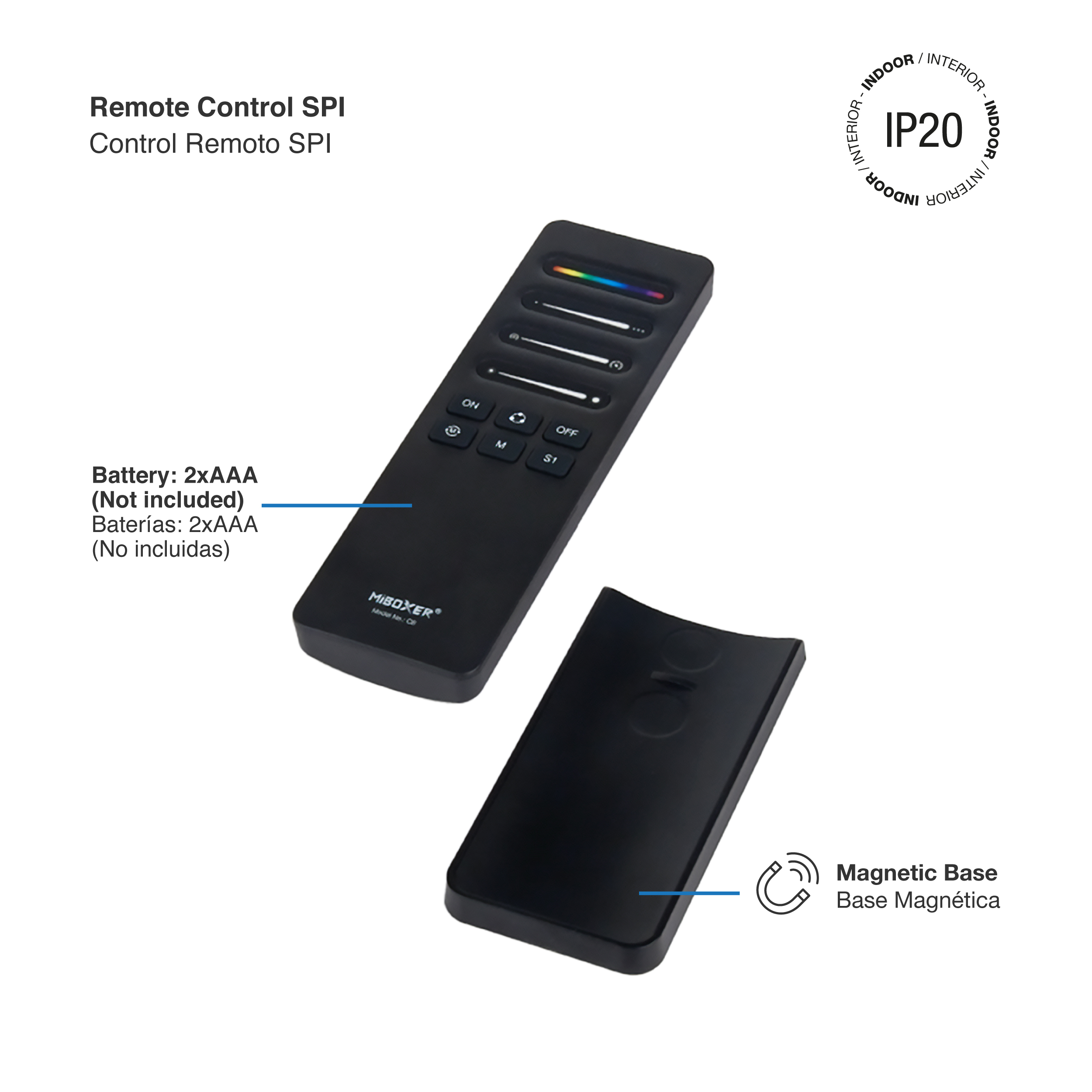 Control Remoto Pixel SPI 3V 2,4Ghz