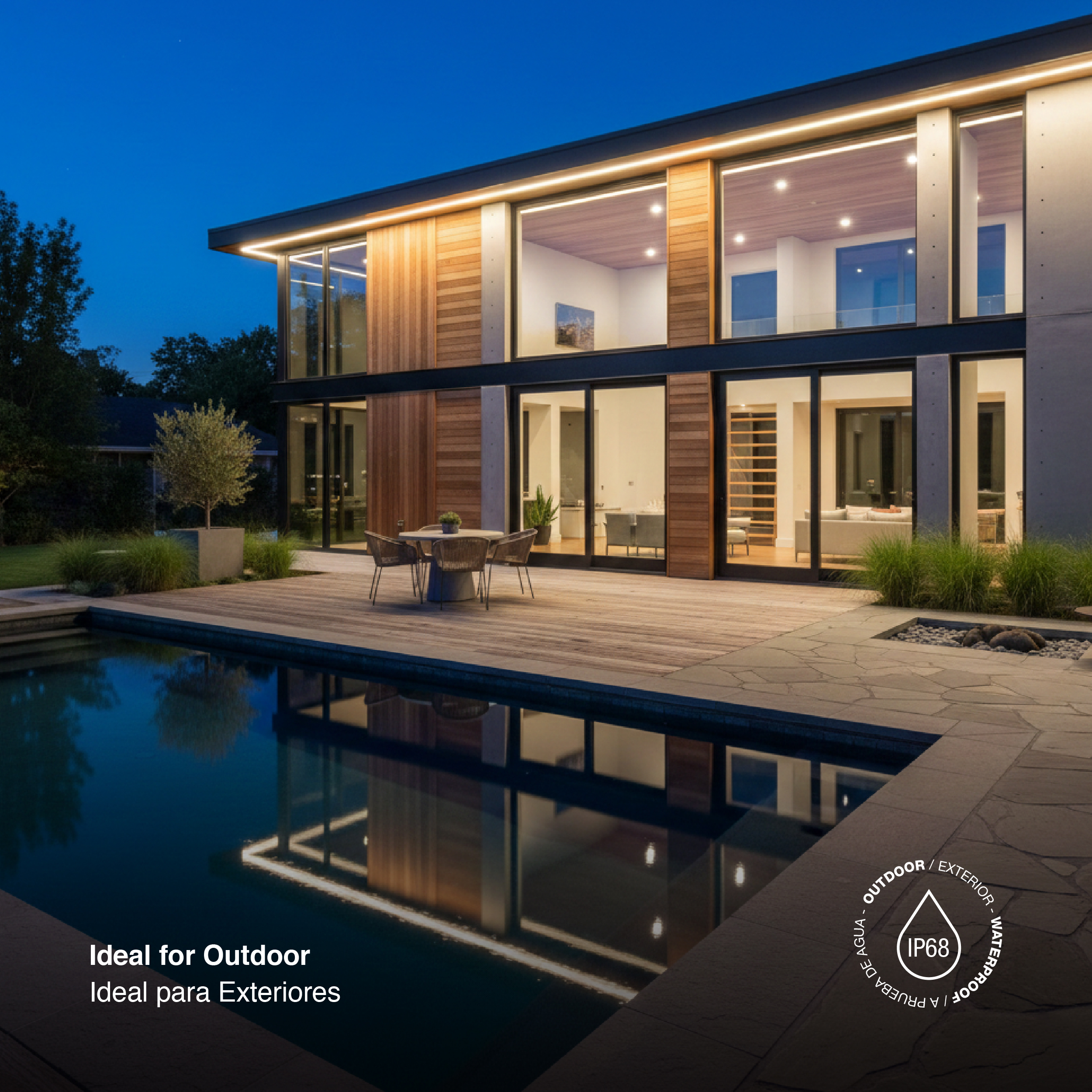 Tira LED COB 24V 11W/m Blanco Neutro 1012lm/m 480 LEDs/m 8mm IP65, 5m