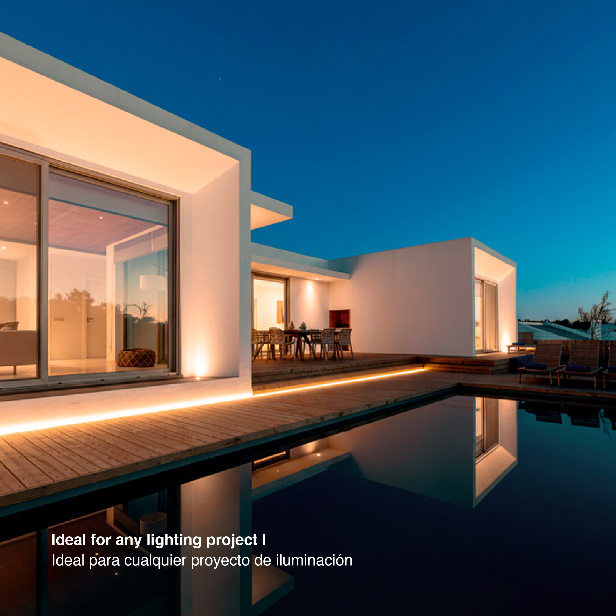 Tira LED COB IP67 220-240V, 400W Blanco Cálido 3000K 560LEDs/m, 50m