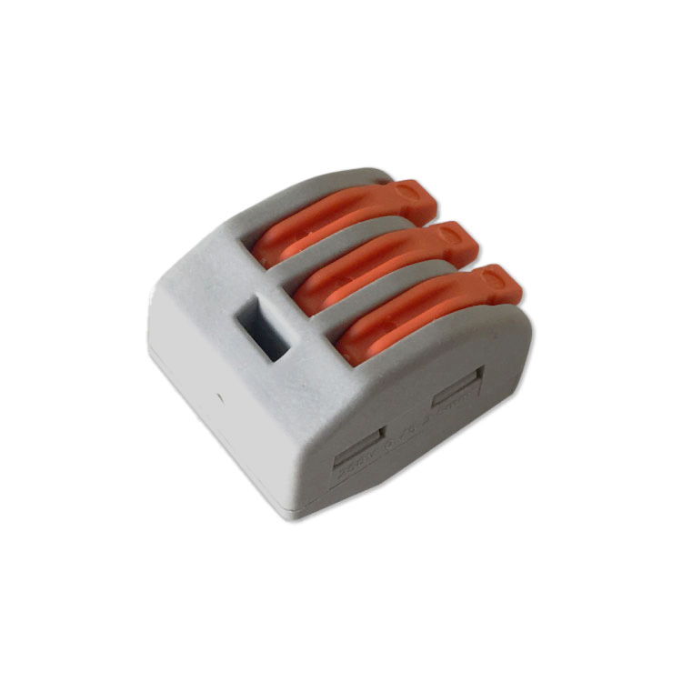 Conector Empalme Fast Clip, 3 Polos