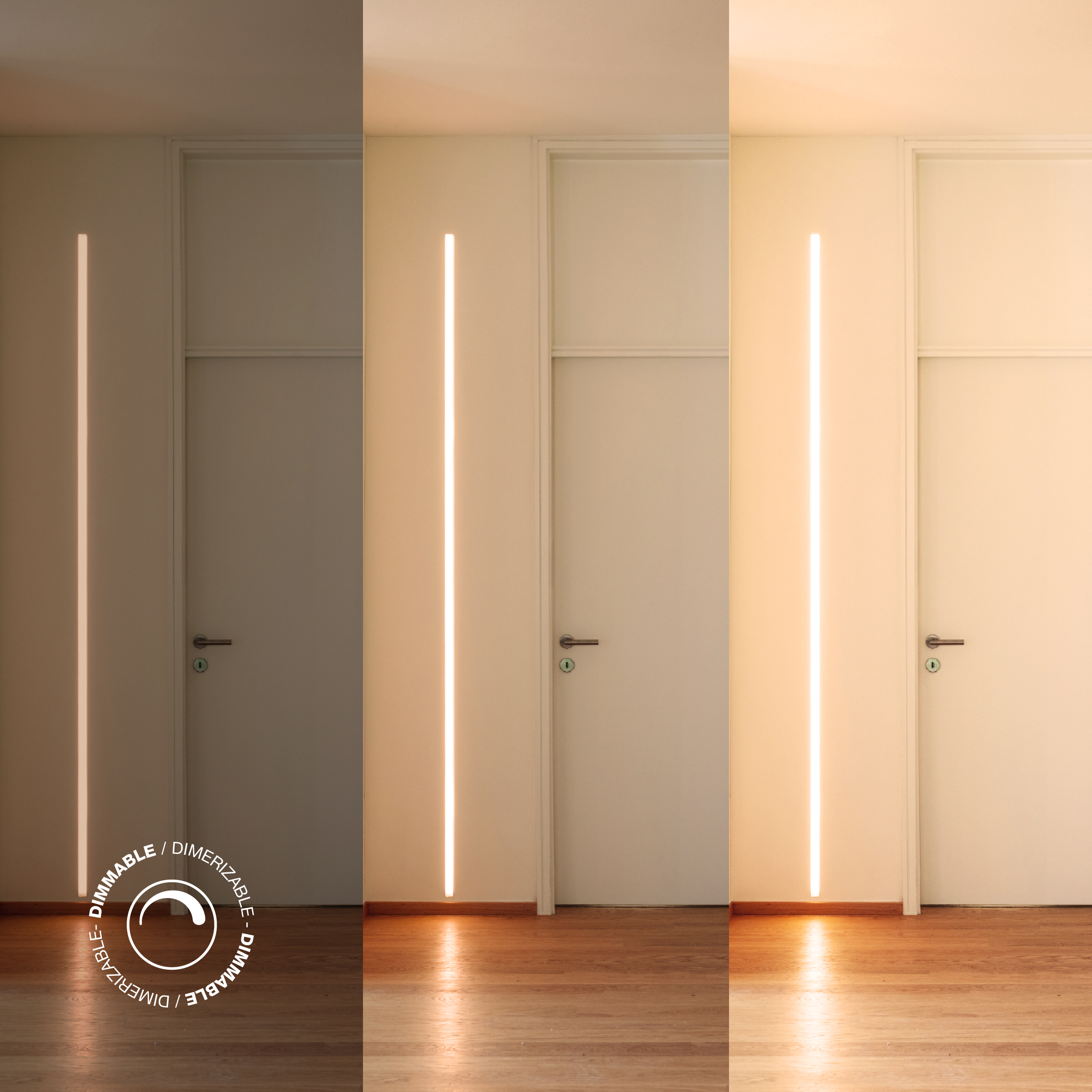 Tira LED COB 24V 15W/m Blanco Cálido 1500lm/m 528 LEDs/m, 10mm PCB IP33 x5m