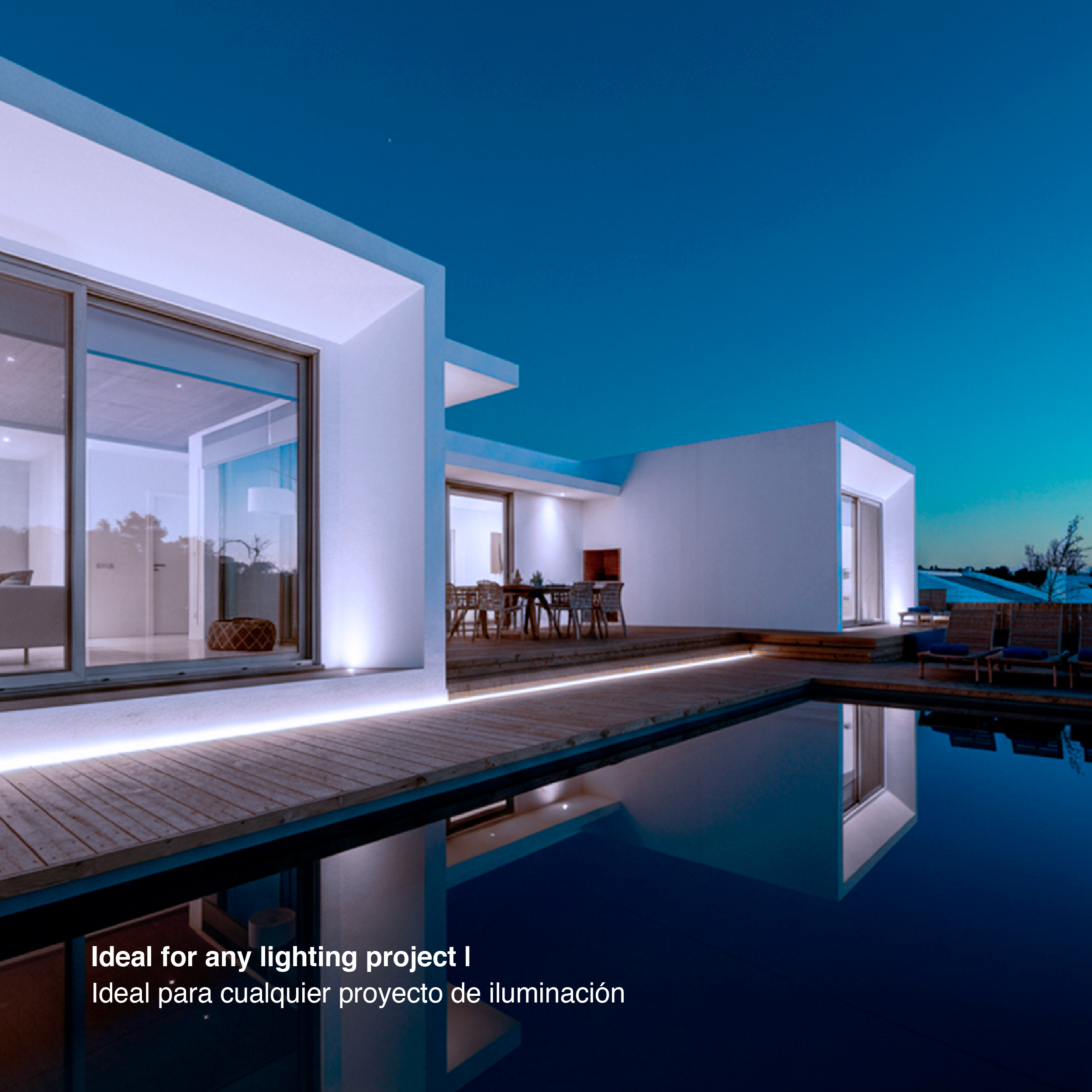 Tira LED COB IP67 220-240V, 400W Blanco Frío 6500K 560LEDs/m, 50m