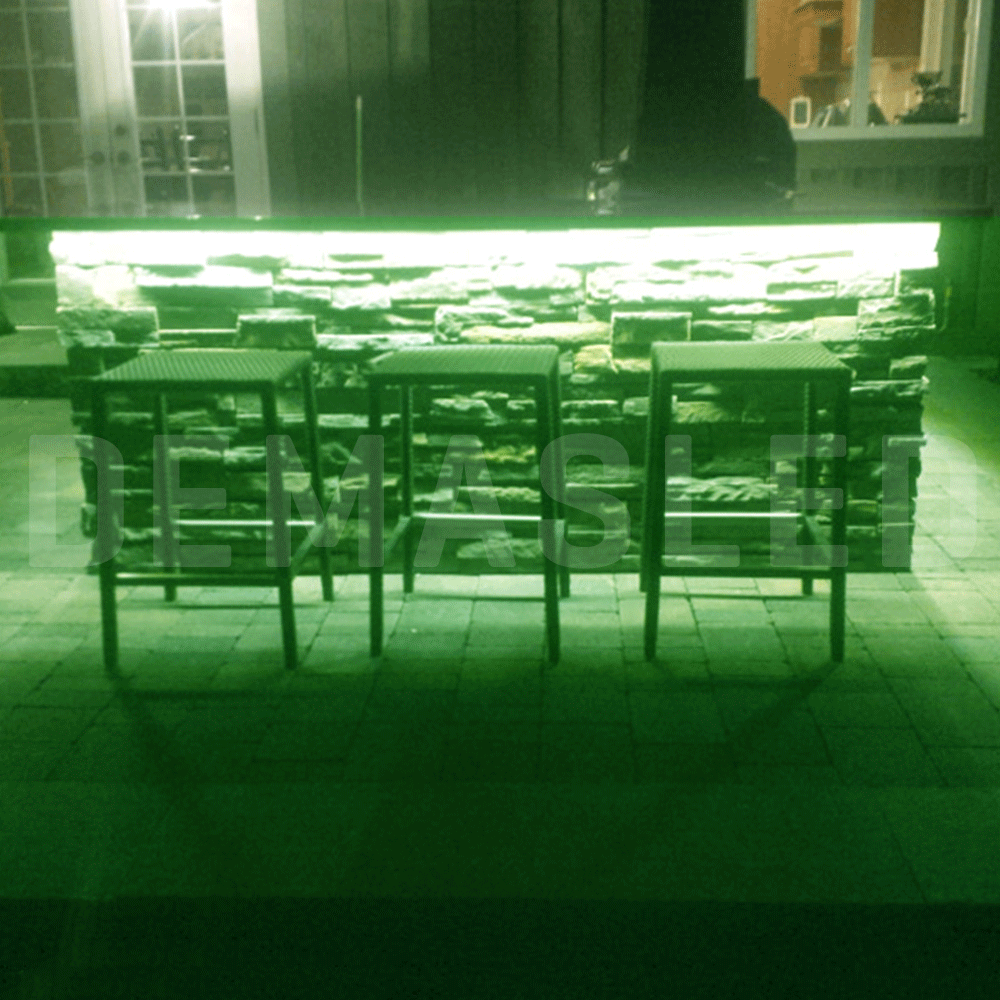 Tira LED SMD2835, IP68, 12V 12W/m, Verde 600lm/m, 60 LED/m, 5m