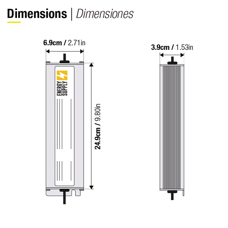 Fuente Switching 12V 20A 240W, 90-264VAC Exterior IP67