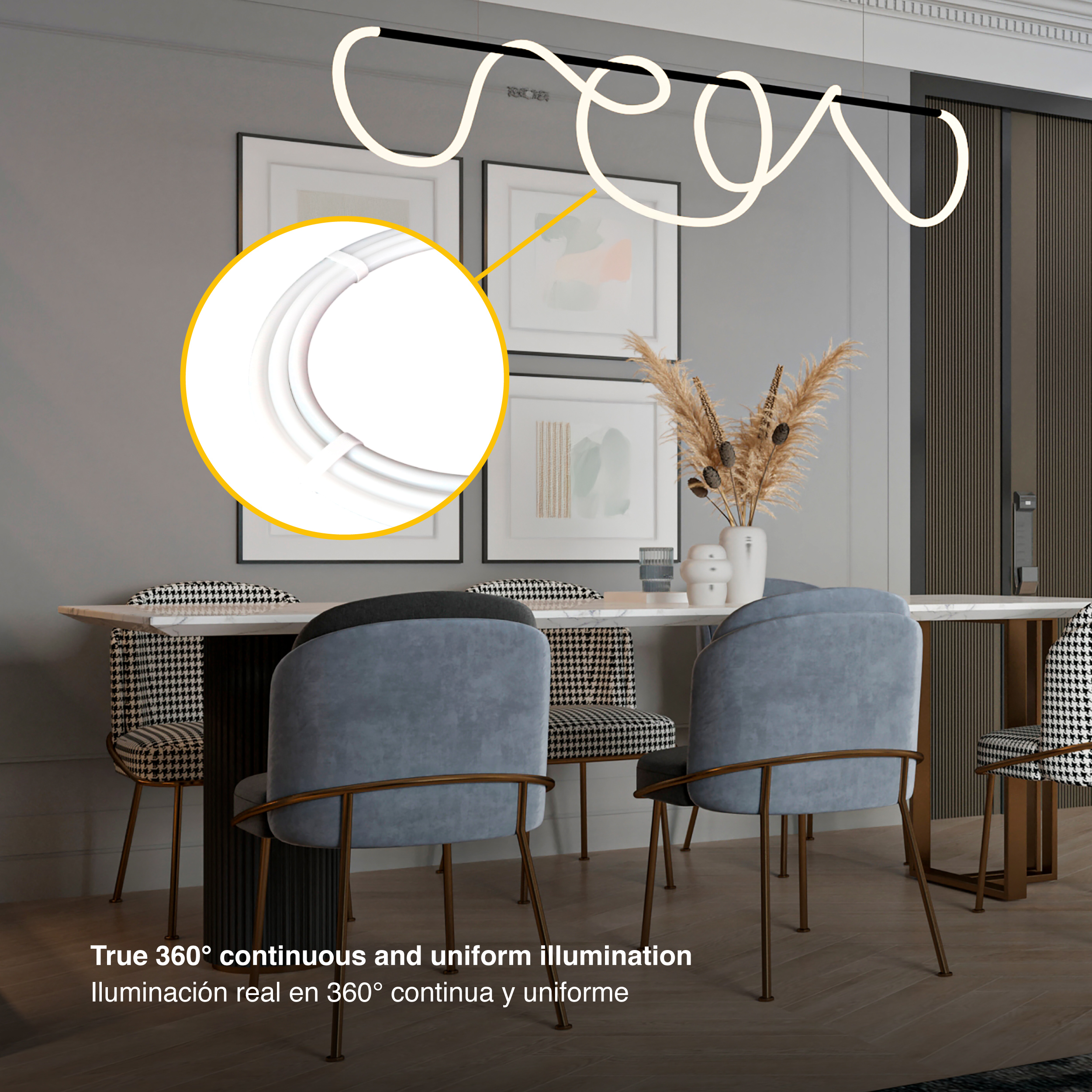 Tira LED SMD2835 con recubierta de Silicona, 24V 24W/m, Blanco Neutro 4000K 120 LEDs/m, 5m