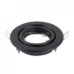 Spot Móvil Negro 9.3cm Corte 7cm para Lámparas GU10-MR16