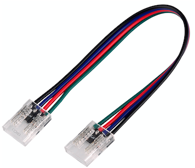 Conector Tiras LED COB RGB.10mm pcb. 4 pin. Cable 15cm