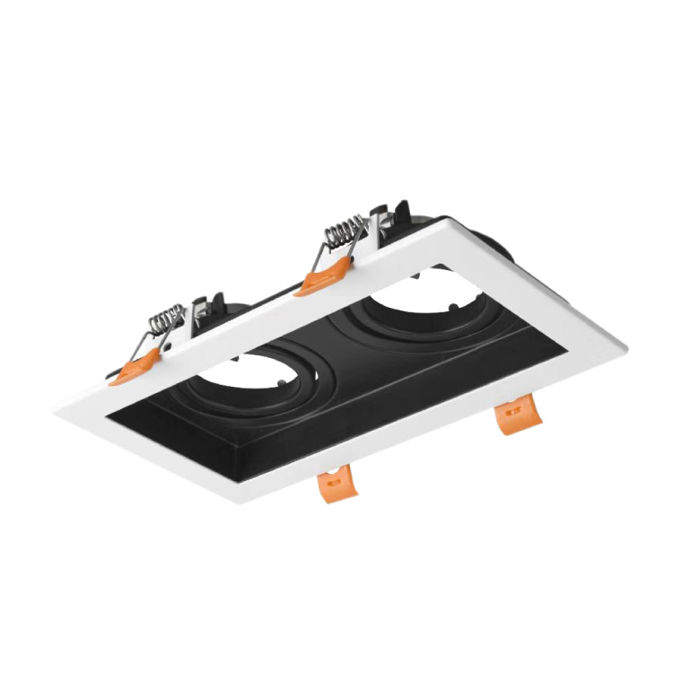 Spot Móvil Blanco para 2 Lámparas GU10