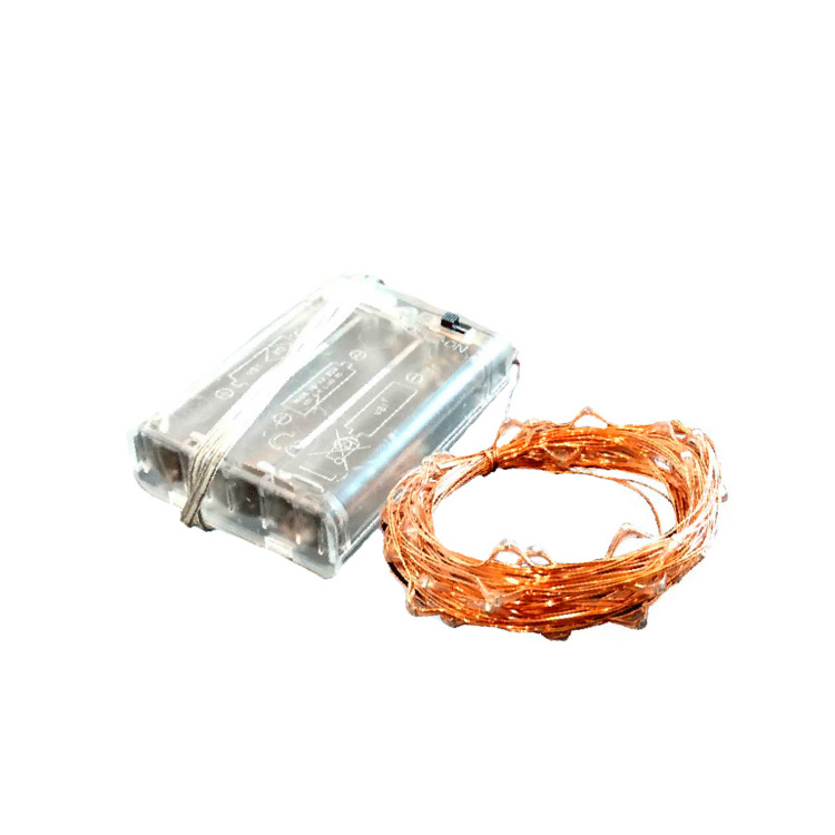 Guirnalda LED 5m, Azul 250lm 4.5V 3W, 50 LEDs, IP44