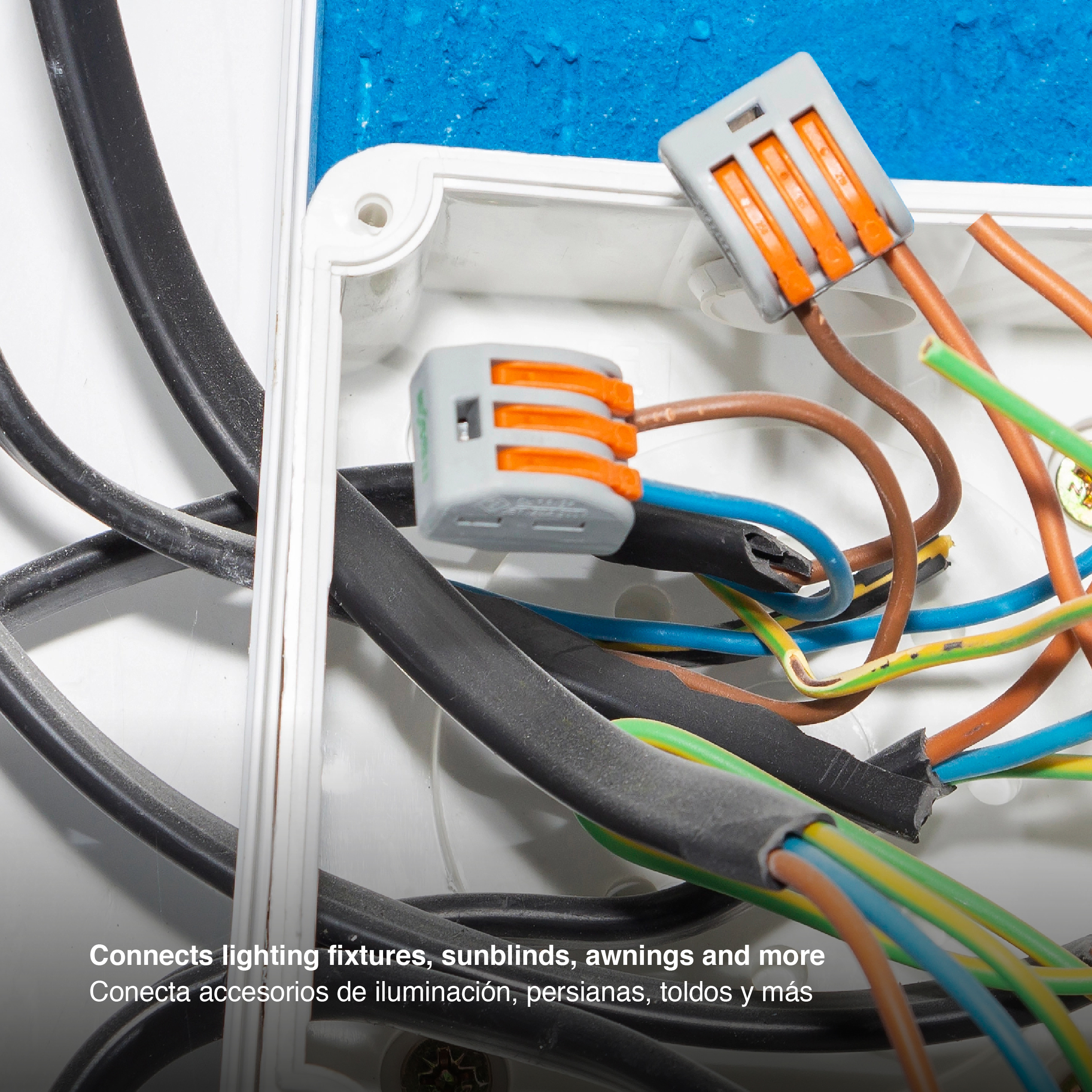 Kit de Conectores Empalme Fast Clip 2 y 3 Polos x70 piezas