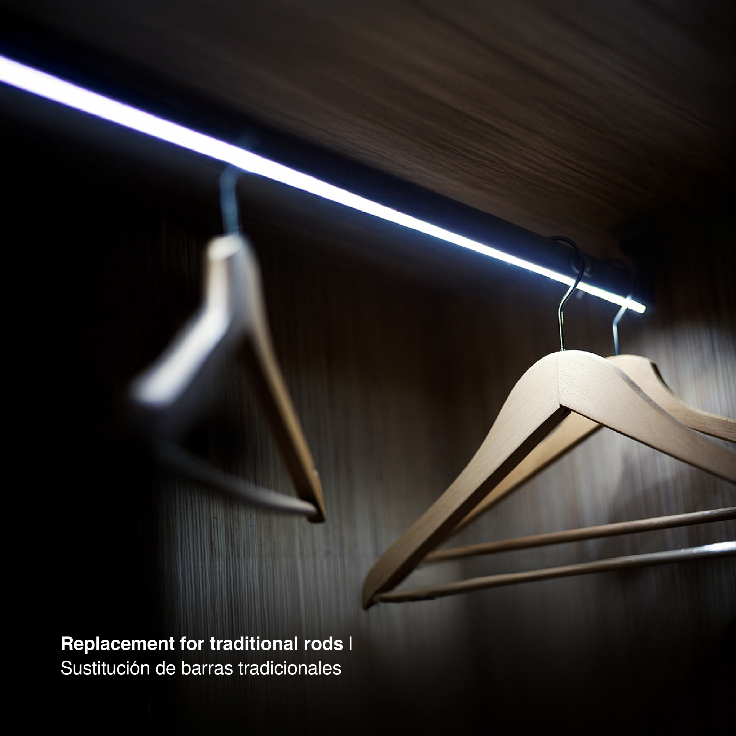 Perfil de Aluminio para Armario Perchero 14,5x29mm, 1m 