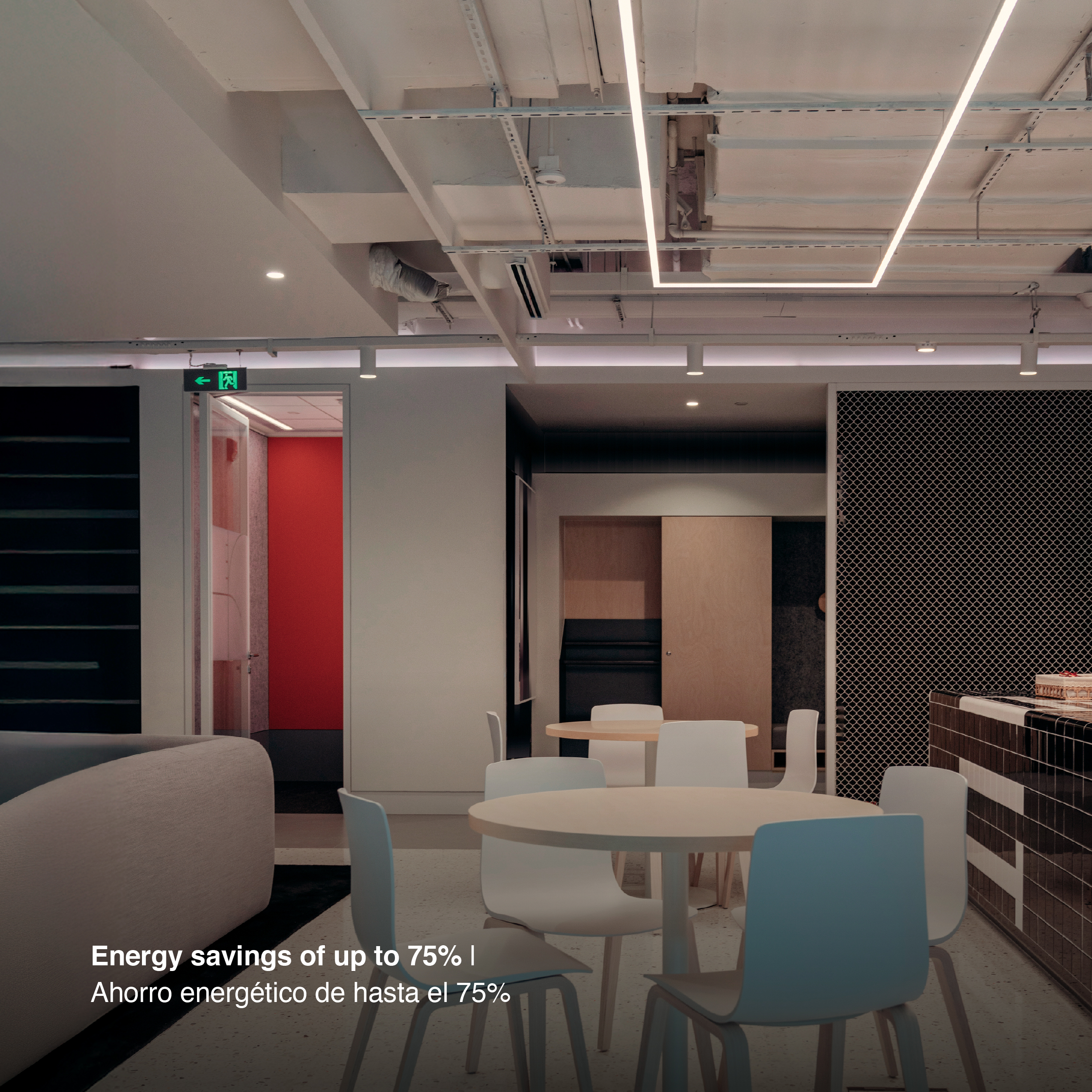 Marco Luminoso LED de 120x60cm 65W 4000lm blanco Cálido 3000K