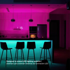 Cable 4 polos de 1mm RGB, 4x1mm (18AWG) 48V Máx. x10m