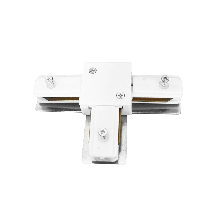 Unión Rígida Recta para Riel LED Track Light Blanco