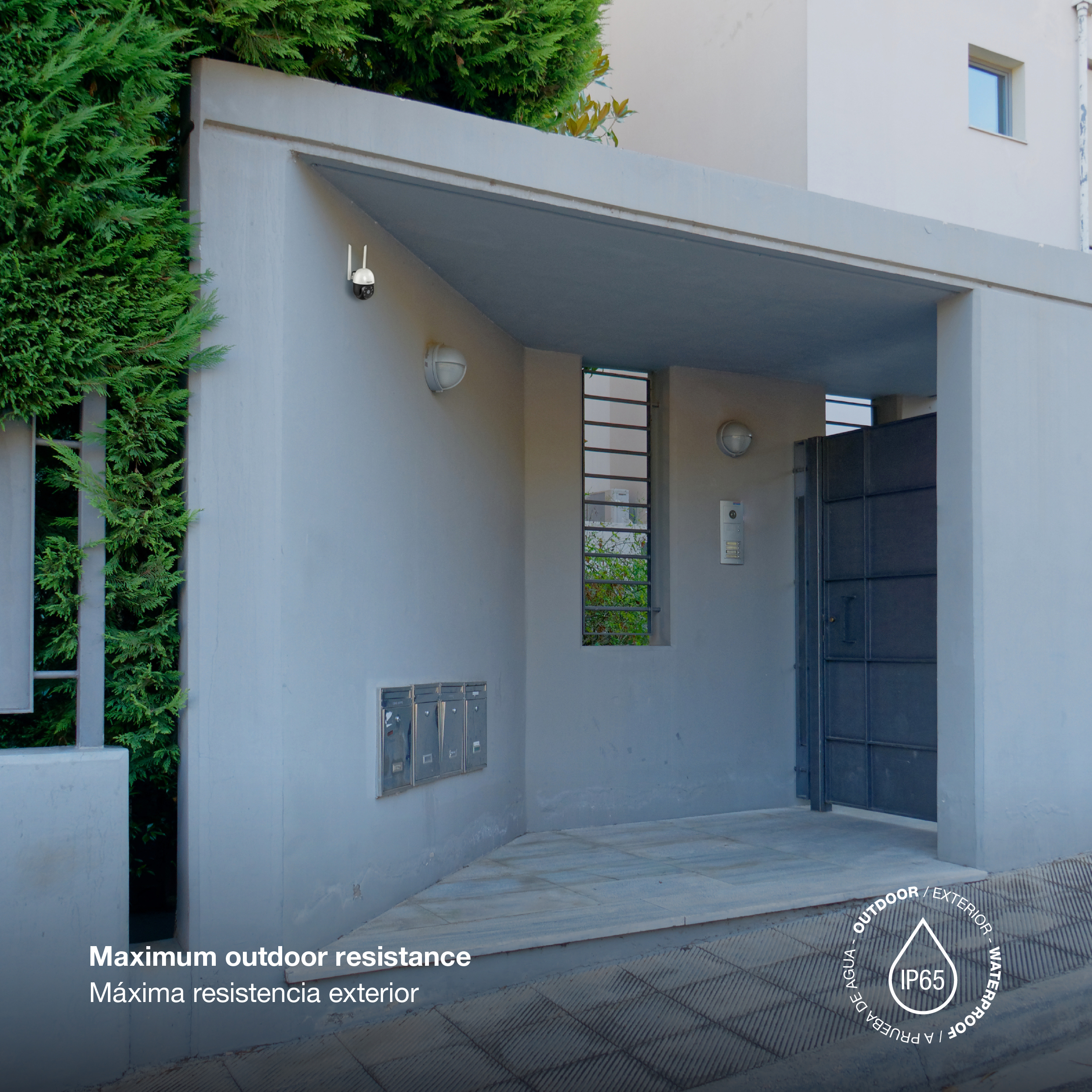 Cámara Domo Smart WiFi de Exterior Full HD 1296p 2.4Ghz 