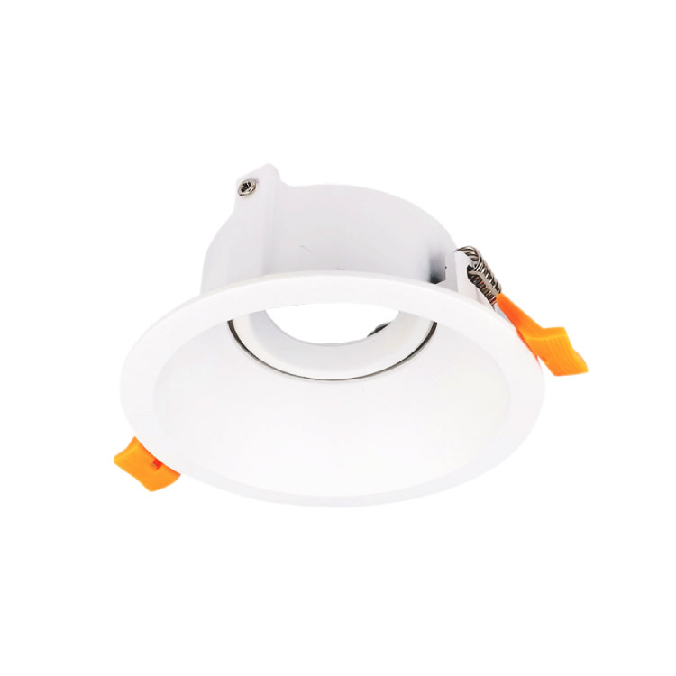 Spot Móvil Blanco 9cm Corte 7.5cm para Lámparas GU10